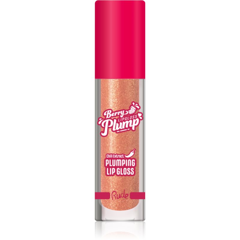Rude Cosmetics Berry Plump хидратиращ блясък за устни за обем цвят Fairy 4 гр.