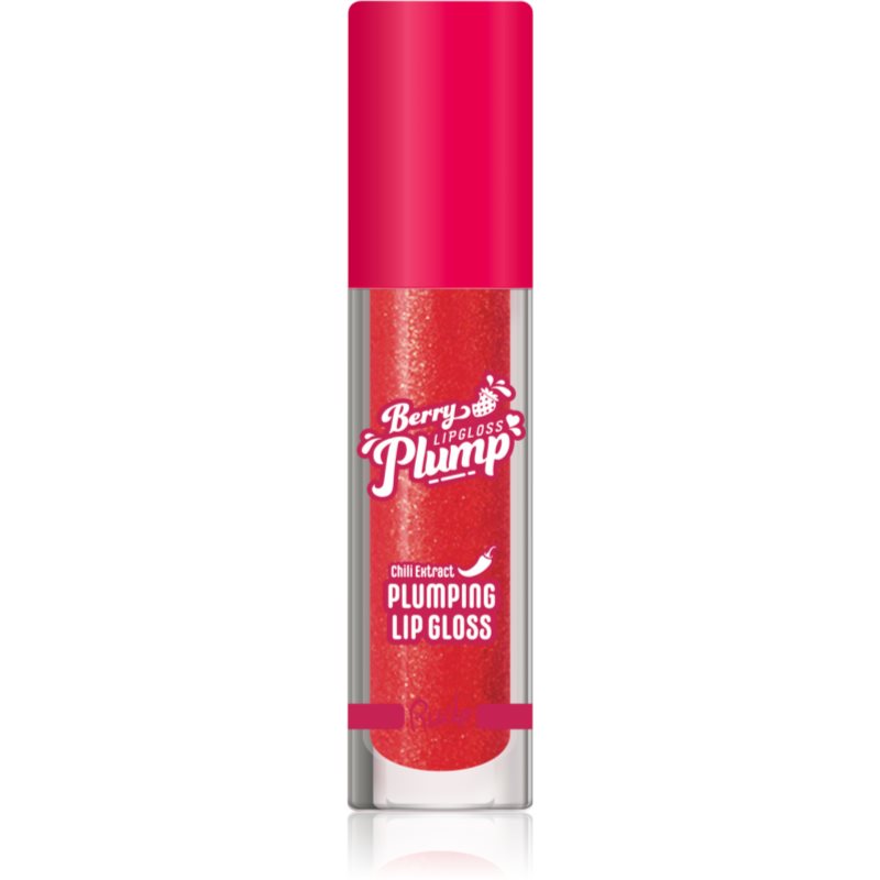 Rude Cosmetics Berry Plump хидратиращ блясък за устни за обем цвят Strawberry Kiss 4 гр.