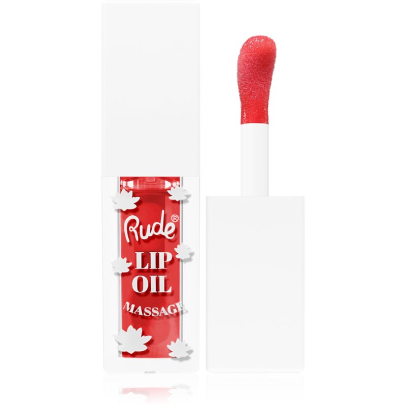 Rude Cosmetics Lip Oil Massage масло от нар с хидратиращ ефект цвят Chillaxin’ Cherry 4 мл.
