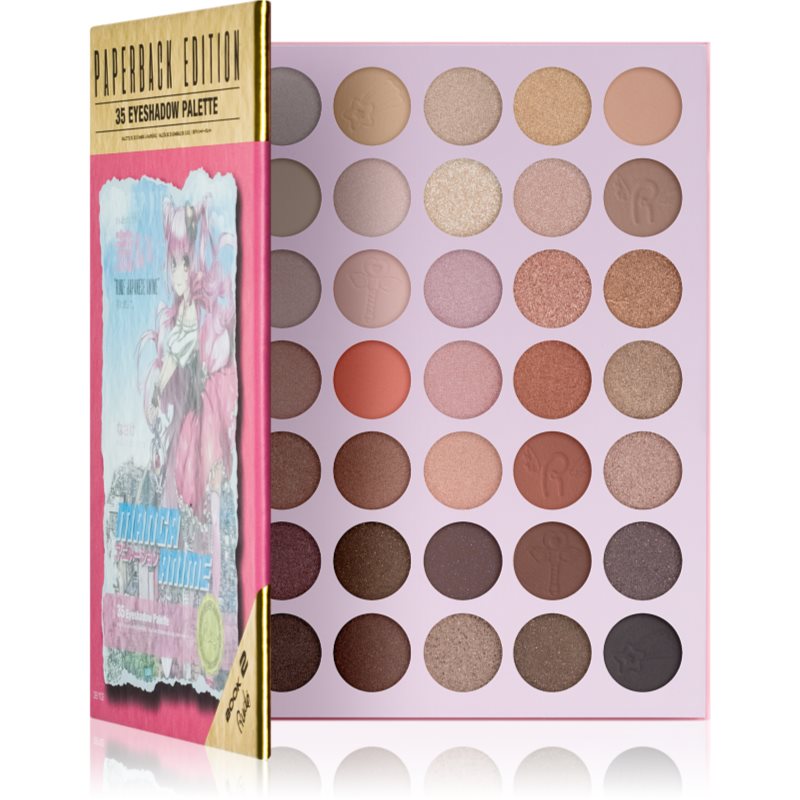 Rude Cosmetics Manga Anime Palette Paperback Edition палитра сенки за очи 21 гр.