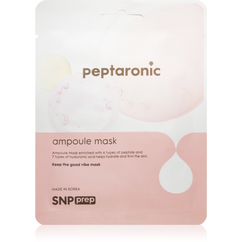 SNP Prep Peptaronic платнена маска с хидратиращ и ревитализиращ ефект 25 мл.