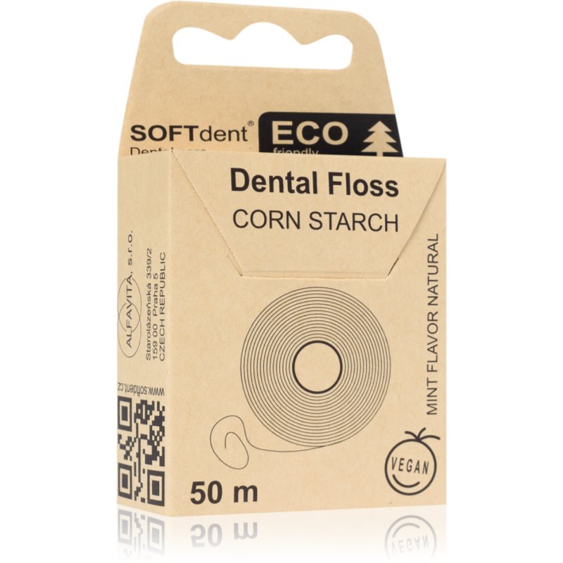 SOFTdent ECO Corn Starch конец за зъби Mint 50 м