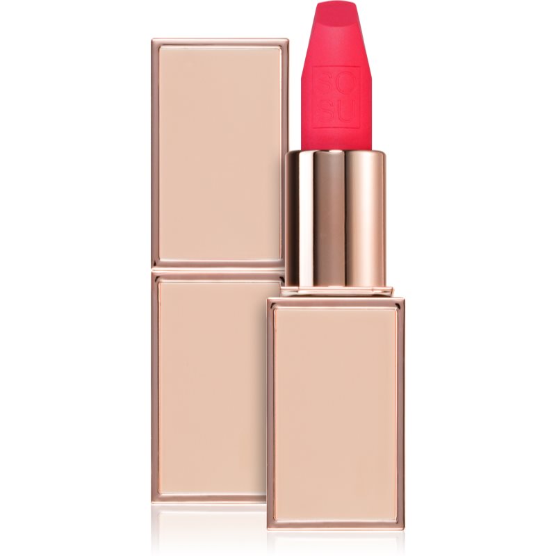 SOSU Cosmetics Matte Lipsticks матиращо червило цвят Te Amo 3.2 гр. на ниска цена