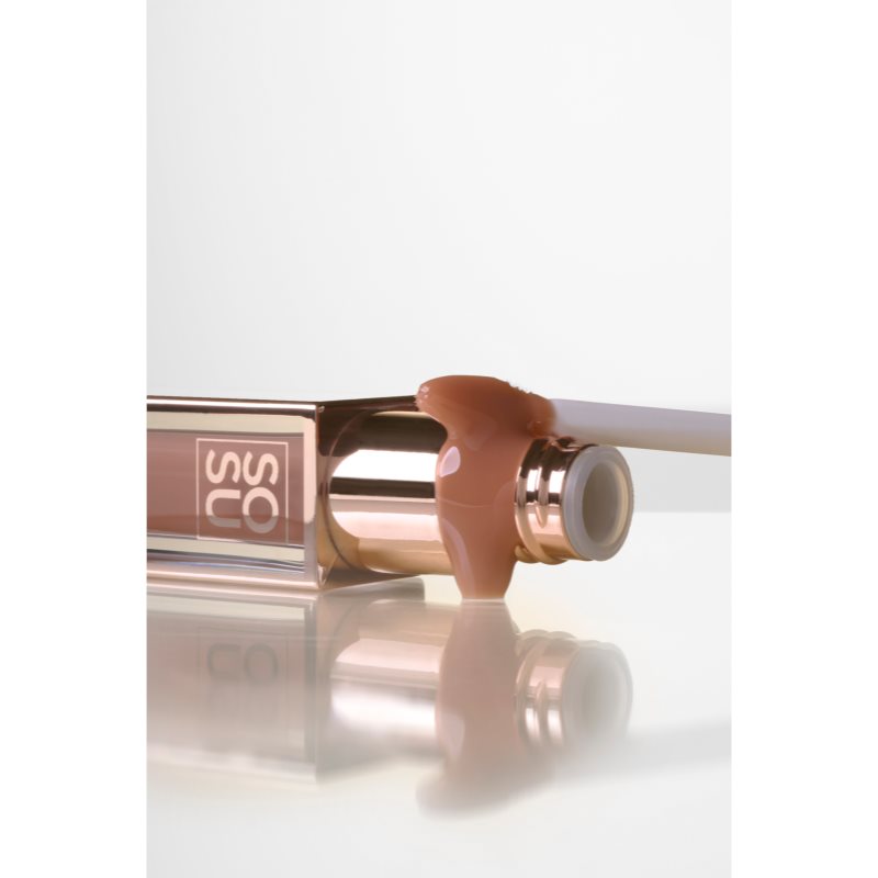 SOSU Cosmetics Satin Lip Glaze хидратиращ блясък за устни цвят Almond Butter 6 мл. на ниска цена