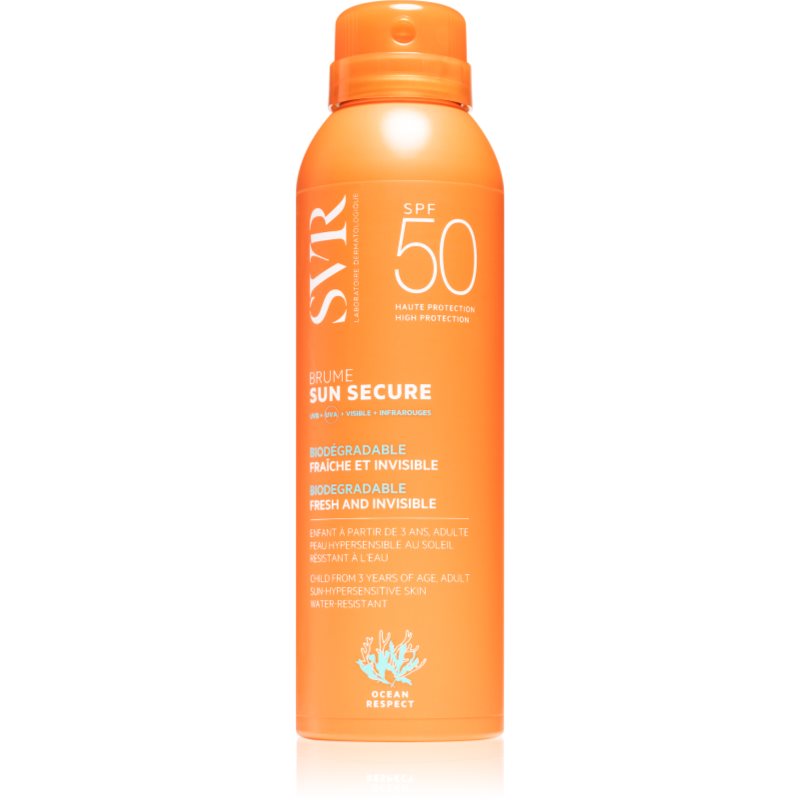 SVR Sun Secure мъгла за тен в спрей SPF 50 200 мл.