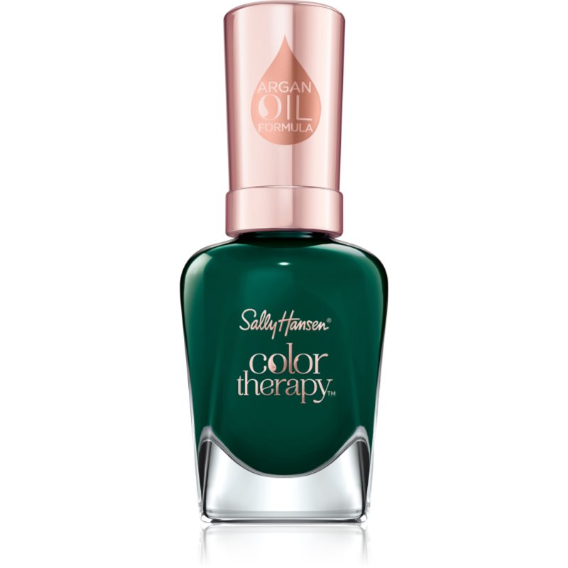 Sally Hansen Color Therapy лак за нокти цвят 453 Serene Green 14