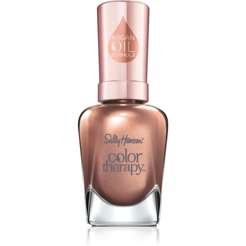 Sally Hansen Color Therapy подхранващ лак за нокти цвят 194 Burnished Bronze 14.7 мл.