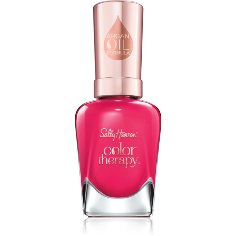 Sally Hansen Color Therapy подхранващ лак за нокти цвят 290 Pampered In Pink 14.7 мл.