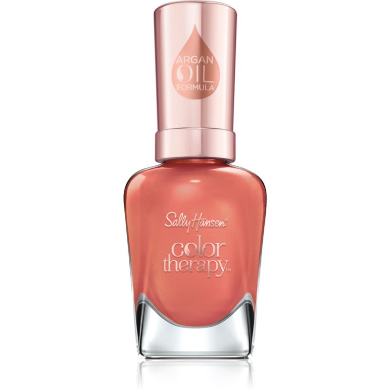 Sally Hansen Color Therapy подхранващ лак за нокти цвят 300 Soak At Sunset 14.7 мл.