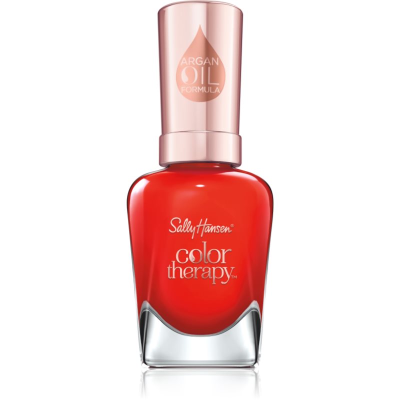 Sally Hansen Color Therapy подхранващ лак за нокти цвят 340 Red-iance 14.7 мл.