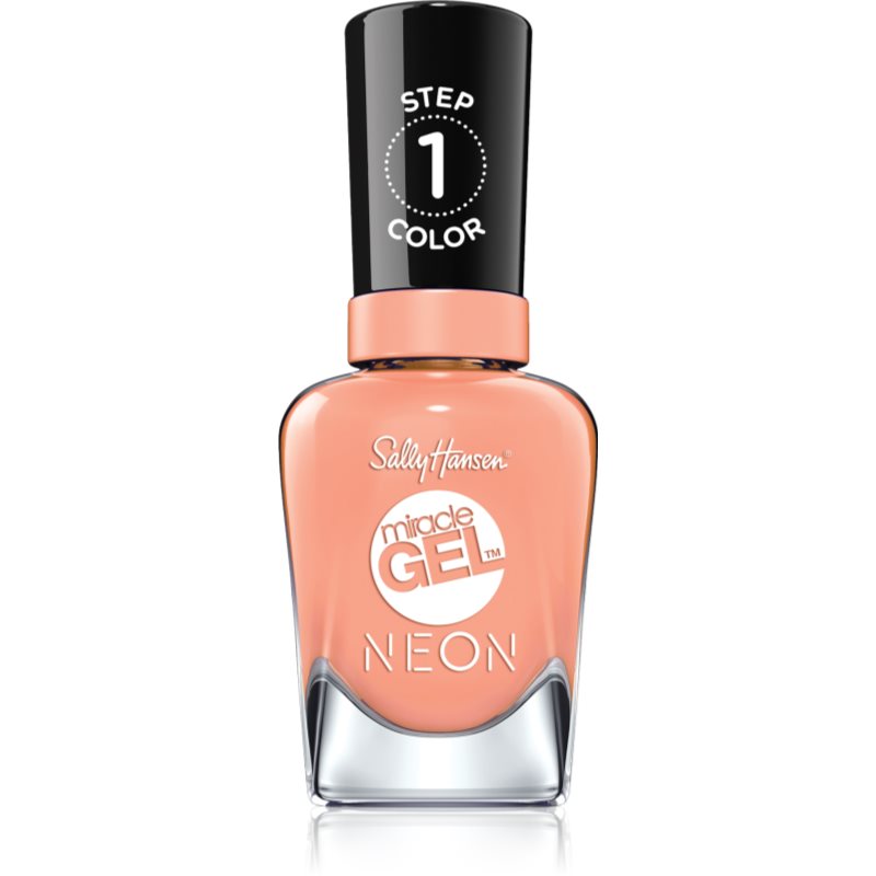 Sally Hansen Miracle Gel™ гел лак за нокти без използване на UV/LED лампа цвят 051 Peach Please 14