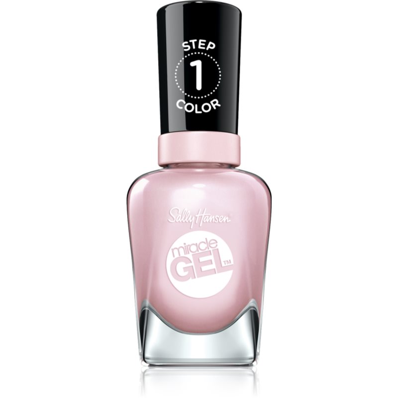 Sally Hansen Miracle Gel™ гел лак за нокти без използване на UV/LED лампа цвят 234 Plush Blush 14