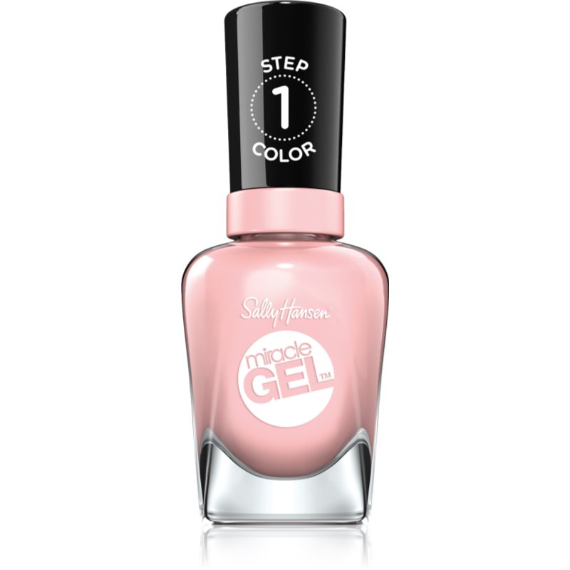 Sally Hansen Miracle Gel™ гел лак за нокти без използване на UV/LED лампа цвят 238 Regal Rose 14