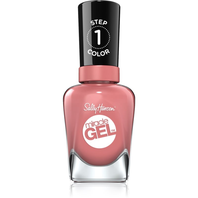 Sally Hansen Miracle Gel™ гел лак за нокти без използване на UV/LED лампа цвят 244 Mauve-Olous 14