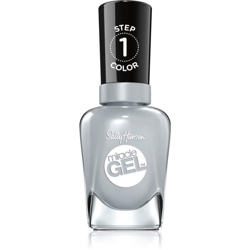 Sally Hansen Miracle Gel™ гел лак за нокти без използване на UV/LED лампа цвят 260 Greyfitti 14