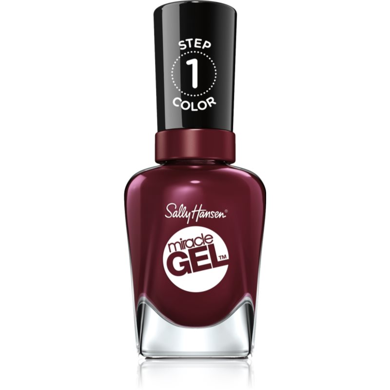 Sally Hansen Miracle Gel™ гел лак за нокти без използване на UV/LED лампа цвят 480 Wine Stock 14
