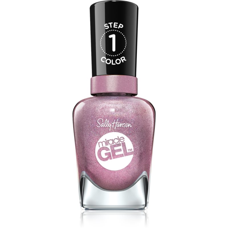 Sally Hansen Miracle Gel™ гел лак за нокти без използване на UV/LED лампа цвят 564 Metro Midnight 14
