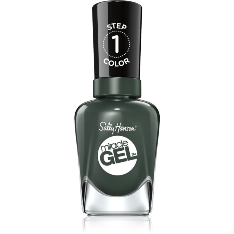 Sally Hansen Miracle Gel™ гел лак за нокти без използване на UV/LED лампа цвят 762 Leaf Me Be 14