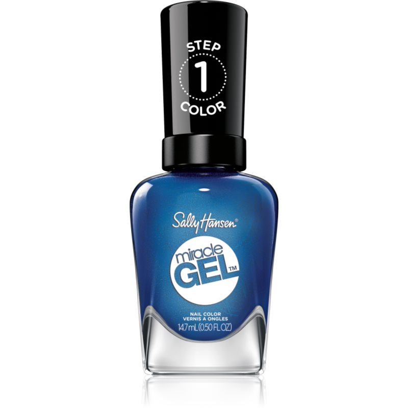 Sally Hansen Miracle Gel™ гел лак за нокти без използване на UV/LED лампа цвят Blues Cruise 14