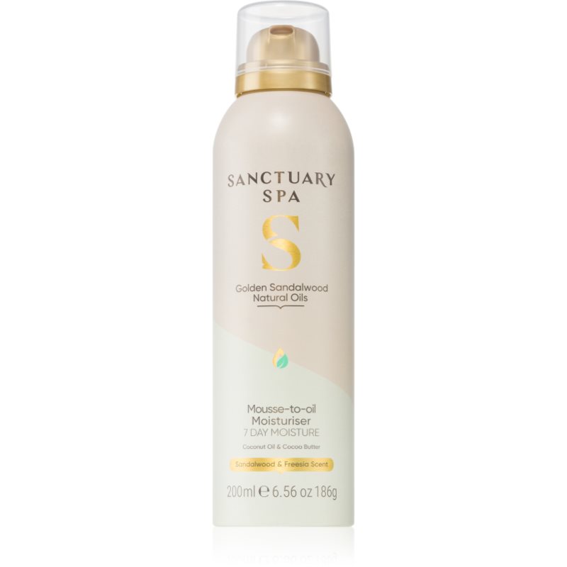 Sanctuary Spa Golden Sandalwood хидратираща пяна с подхранващ ефект 200 мл.
