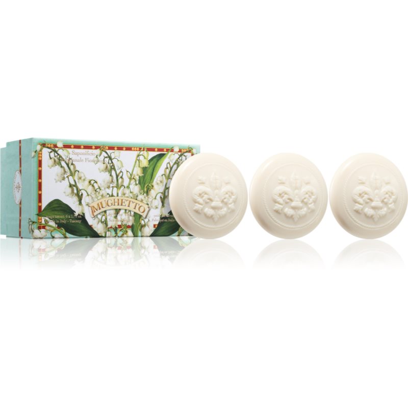 Saponificio Artigianale Fiorentino Lily Of The Valley Set комплект твърди сапуни 6x50 гр.