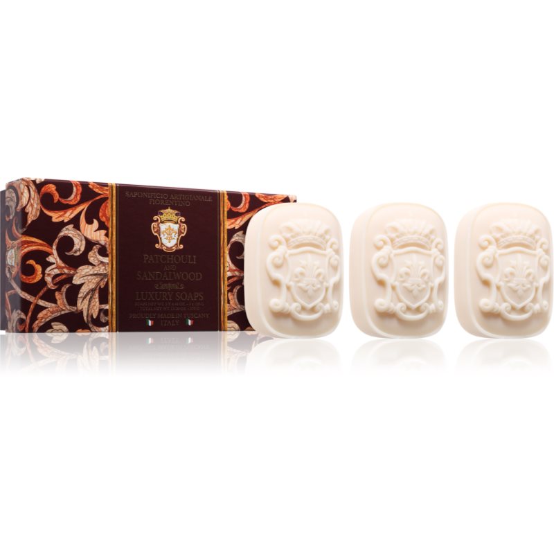 Saponificio Artigianale Fiorentino Patchouli and Sandalwood Set комплект твърди сапуни