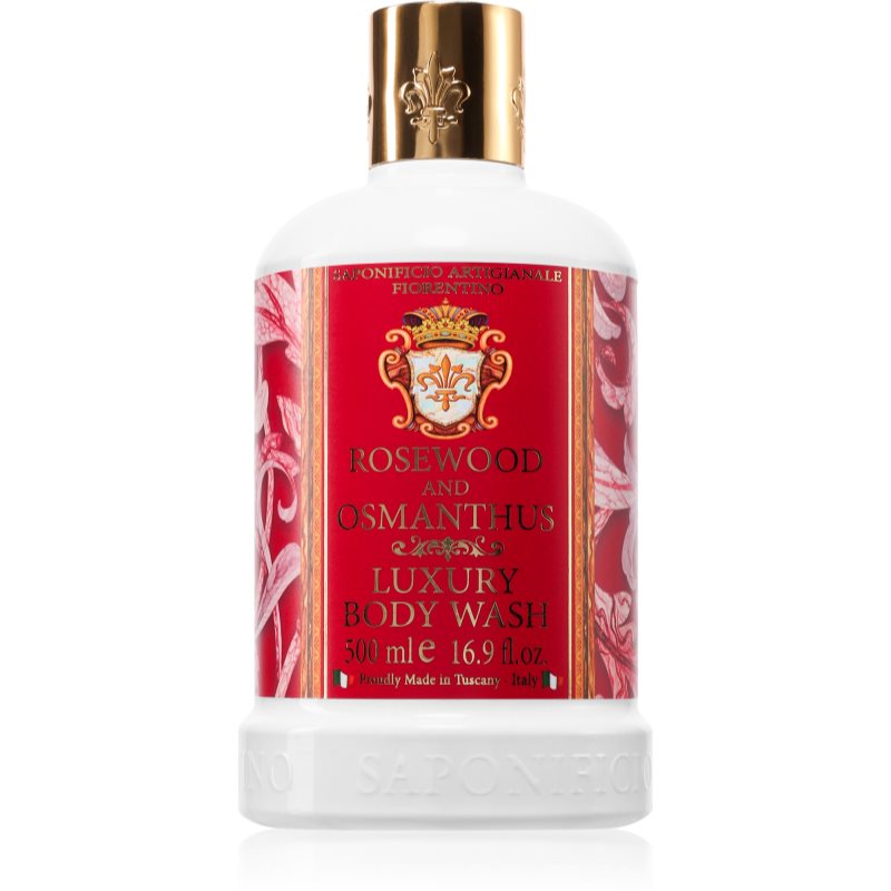 Saponificio Artigianale Fiorentino Rosewood and Osmanthus душ гел за всички видове кожа 500 мл.