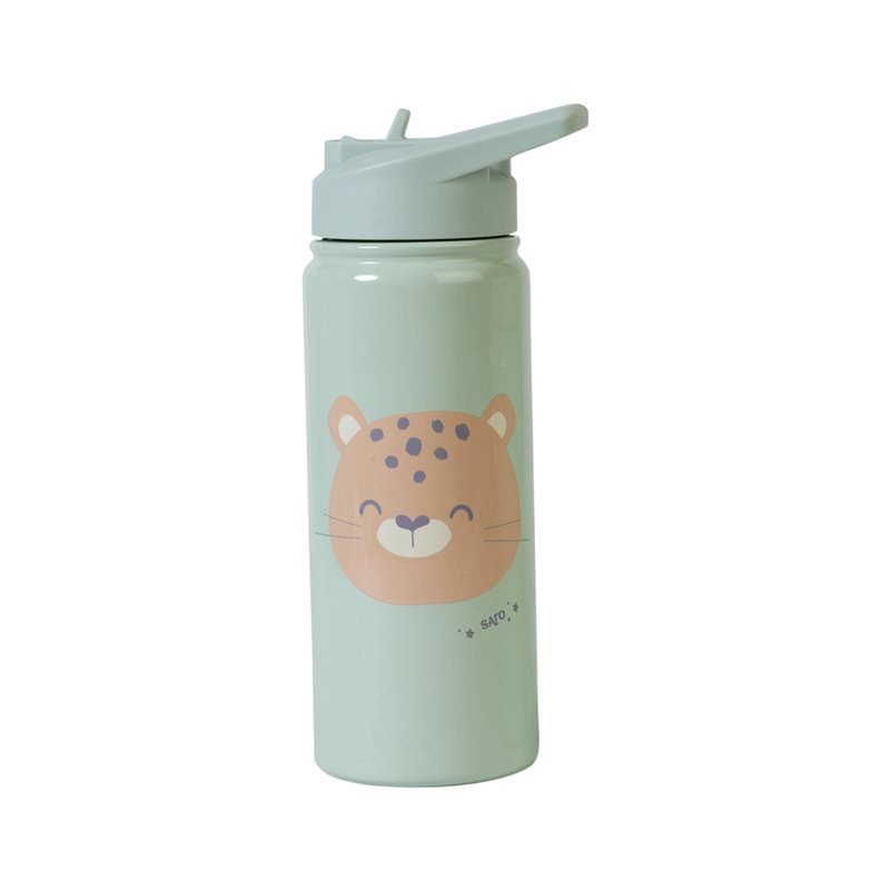 Saro Baby Thermos Bottle with Straw термос със сламка Mint 500 мл.