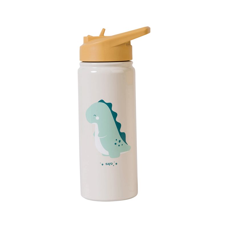 Saro Baby Thermos Bottle with Straw термос със сламка Sand 500 мл.