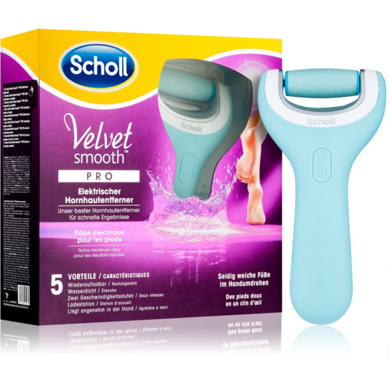 Scholl Velvet Smooth Pro електрическа пила за пети водоустойчив 1 бр.