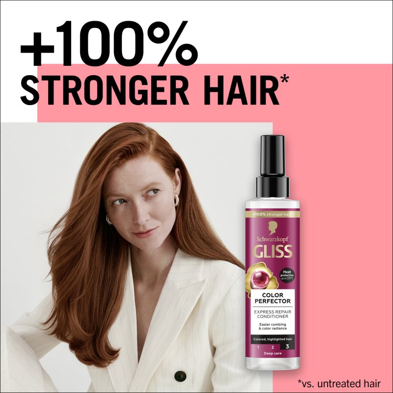 Schwarzkopf Gliss Color Perfector регенериращ балсам за боядисана коса и коса с кичури 200 мл. на ниска цена