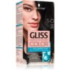 Schwarzkopf Gliss Color перманентната боя за коса цвят 1-0 Deep Black 1 бр.
