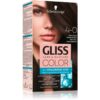 Schwarzkopf Gliss Color перманентната боя за коса цвят 4-0 Natural Dark Brown 1 бр.
