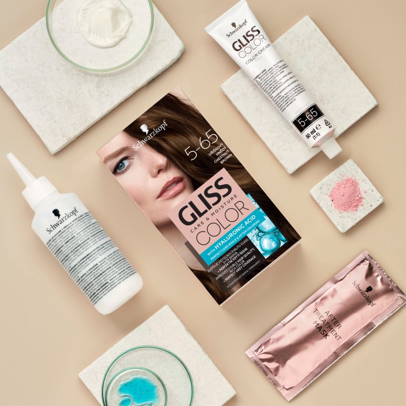 Schwarzkopf Gliss Color перманентната боя за коса цвят 5-65 Chestnut Brown 1 бр. на ниска цена