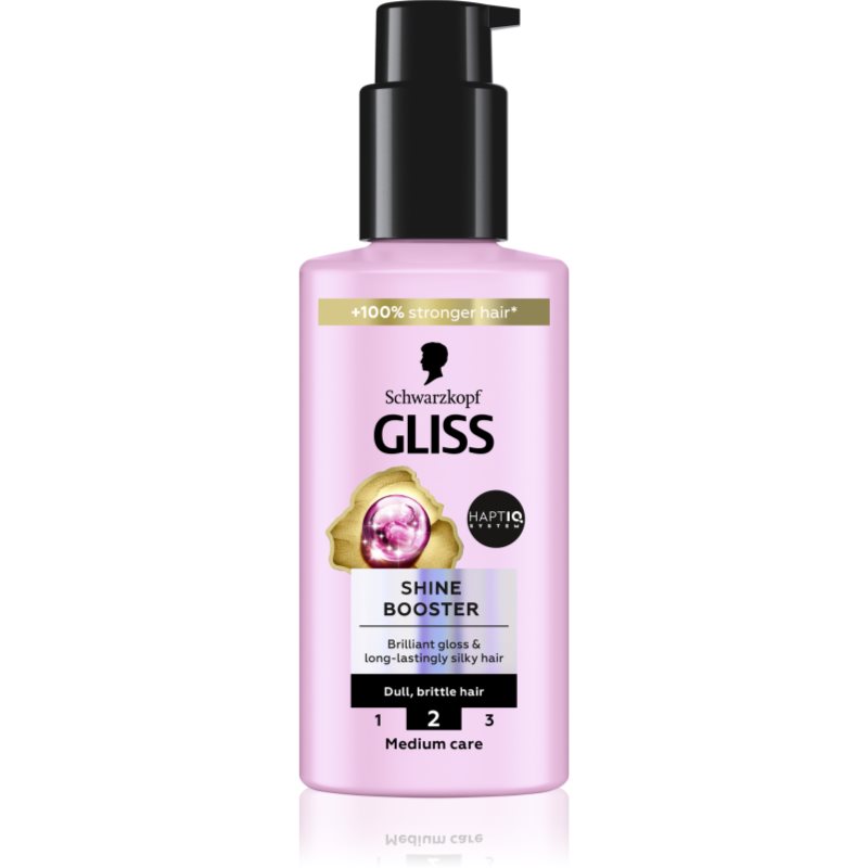 Schwarzkopf Gliss Liquid Silk серум без отмиване за подсилване и блясък на косата Shine Booster 100 мл. на ниска цена