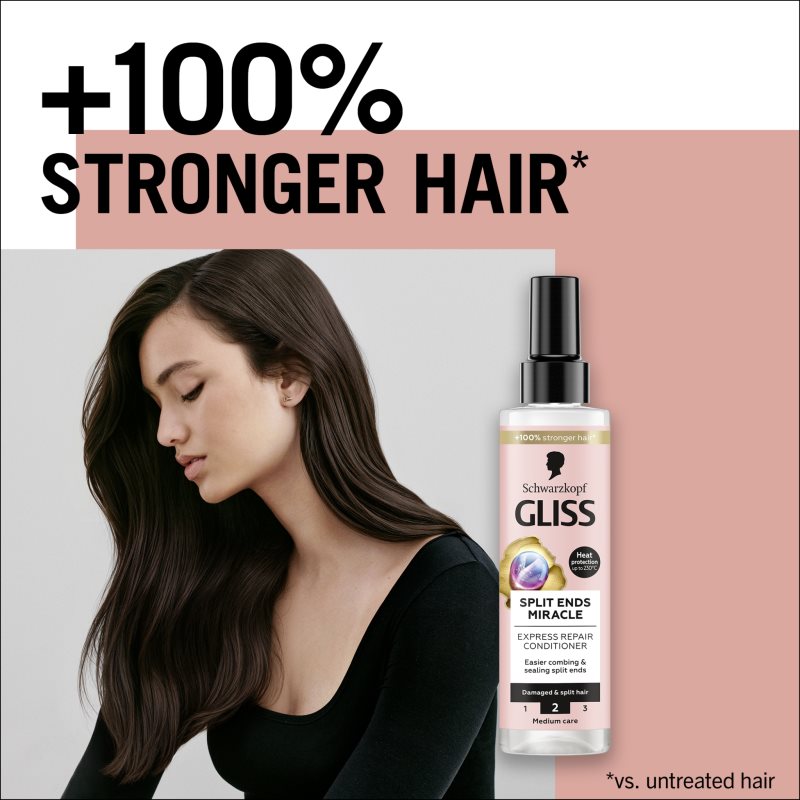 Schwarzkopf Gliss Split Ends Miracle балсам без отмиване за цъфтяща коса 200 мл. на ниска цена