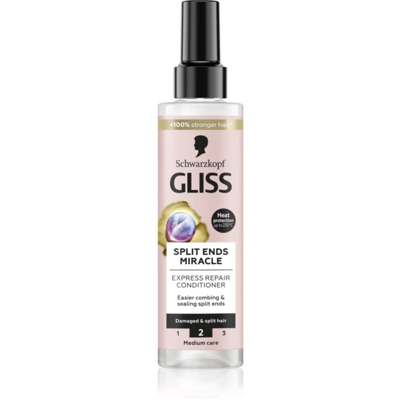 Schwarzkopf Gliss Split Ends Miracle балсам без отмиване за цъфтяща коса 200 мл.