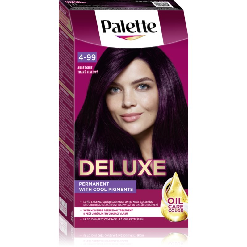 Schwarzkopf Palette Deluxe перманентната боя за коса цвят 4-99 880 Aubergine 1 бр.