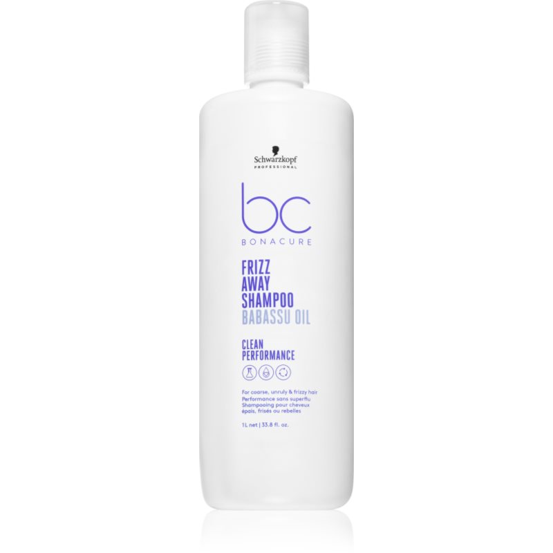 Schwarzkopf Professional BC Bonacure Frizz Away Shampoo шампоан за непокорна коса 1000 мл.