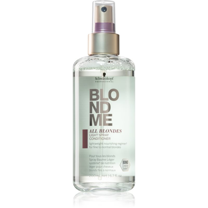 Schwarzkopf Professional Blondme All Blondes Light лек балсам в спрей за фина коса 200 мл.