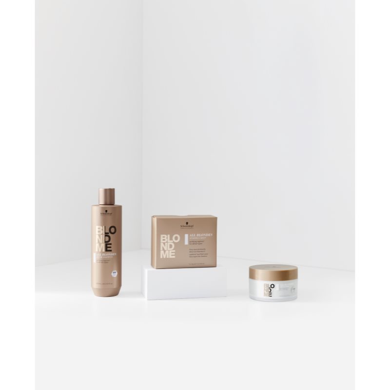 Schwarzkopf Professional Blondme All Blondes Vitamin C Shot витаминен концентрат за блонд коса и коса с кичури 5x5 гр. на ниска цена