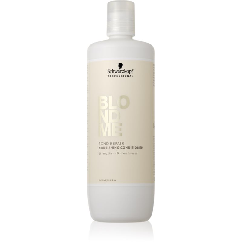 Schwarzkopf Professional Blondme Bond Repair Nourishing Conditioner подхранващ балсам за руса коса 1000 мл.