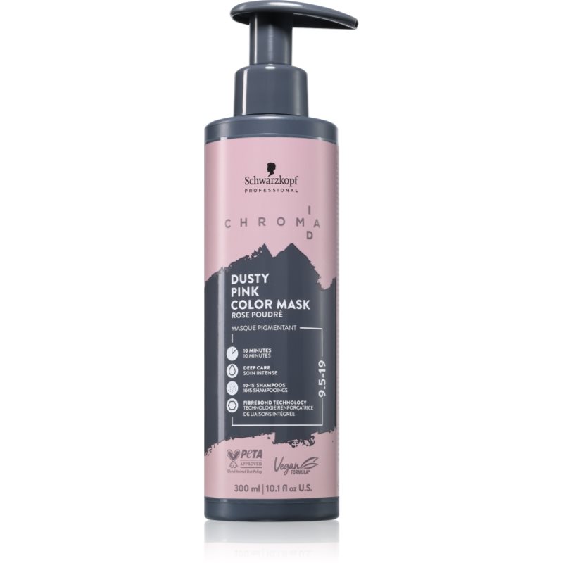 Schwarzkopf Professional Chroma ID Color Mask Интензивна възстановяваща цветна маска За коса цвят 9.5-19 Dusty Pink 300 мл.