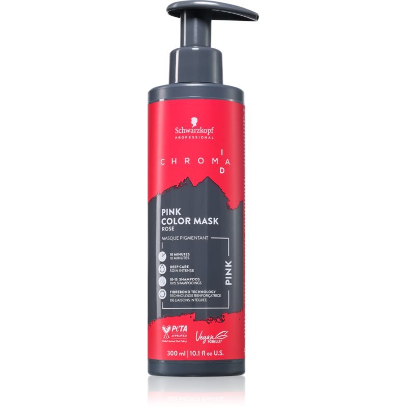 Schwarzkopf Professional Chroma ID Color Mask Интензивна възстановяваща цветна маска За коса цвят Pink 300 мл. на ниска цена