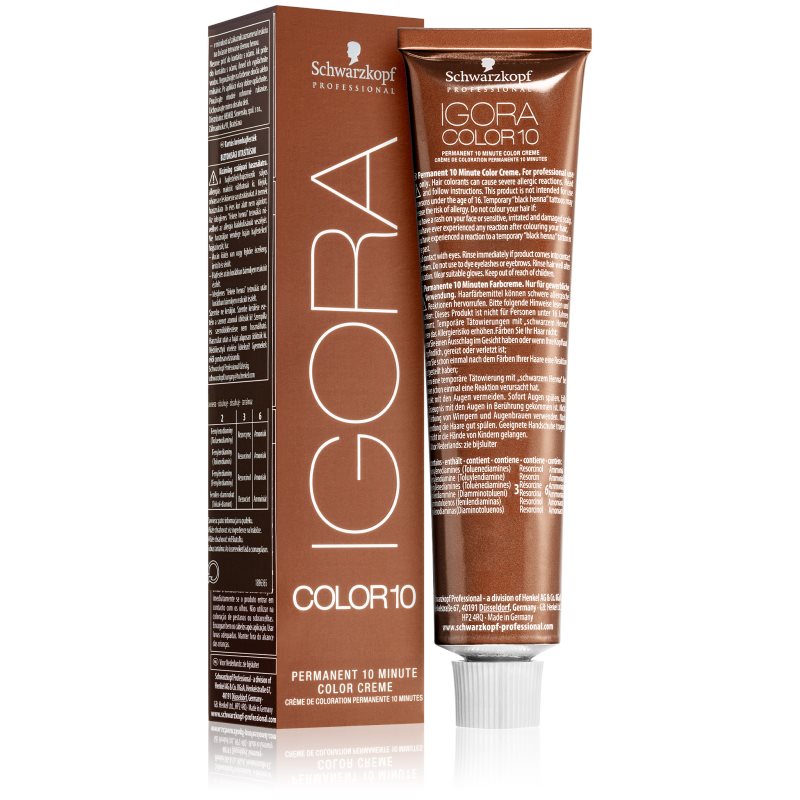 Schwarzkopf Professional IGORA Color 10 перманентната боя за коса цвят 8-00 Light Blonde Natural Extra 60 мл. на ниска цена
