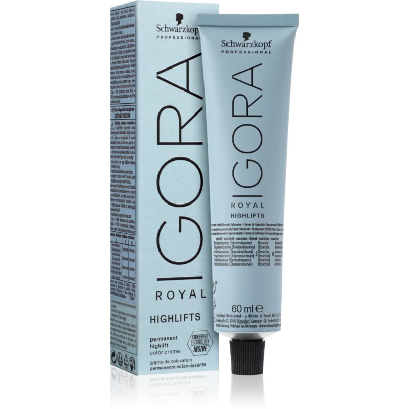Schwarzkopf Professional IGORA Royal Highlifts перманентната боя за коса цвят 10-0 Ultrablond Natur 60 мл.