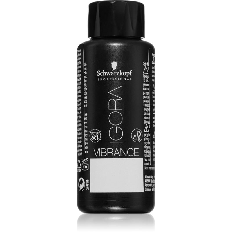 Schwarzkopf Professional IGORA Vibrance полу-перманентна боя за коса цвят 4-33 Medium Brown 60 мл.