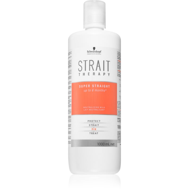 Schwarzkopf Professional STRAIT Therapy Neutralising Milk мляко за коса за фиксиране и оформяне 1000 мл.