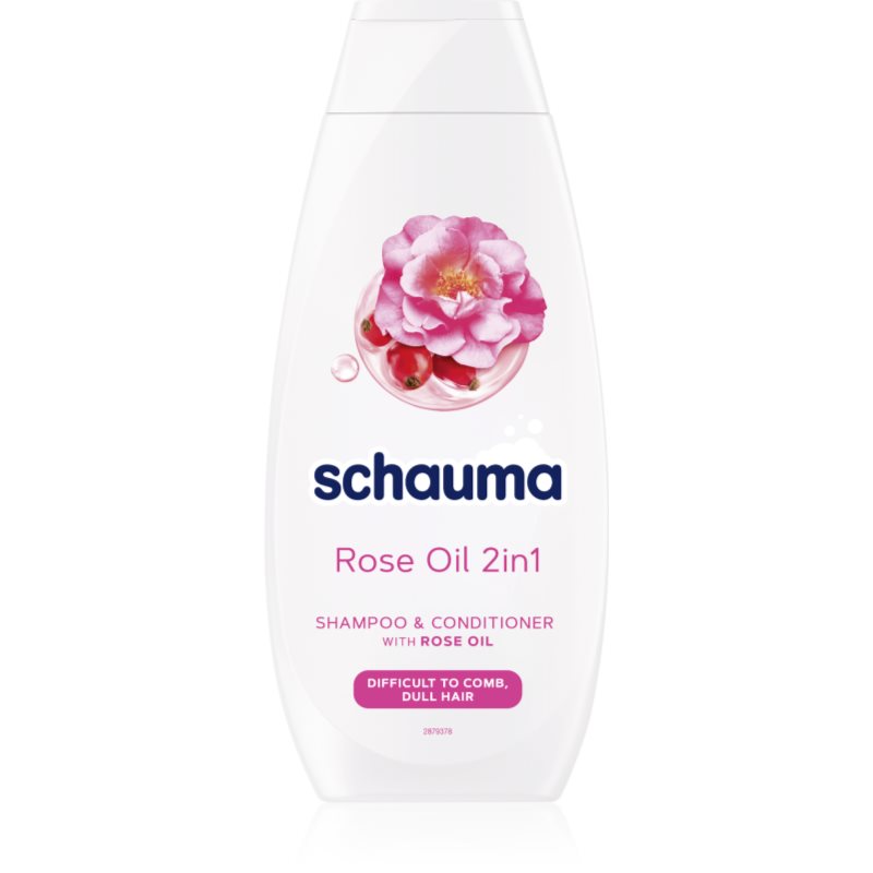 Schwarzkopf Schauma Rose Oil шампоан и балсам 2 в1 за по-лесно разресване на косата 400 мл.