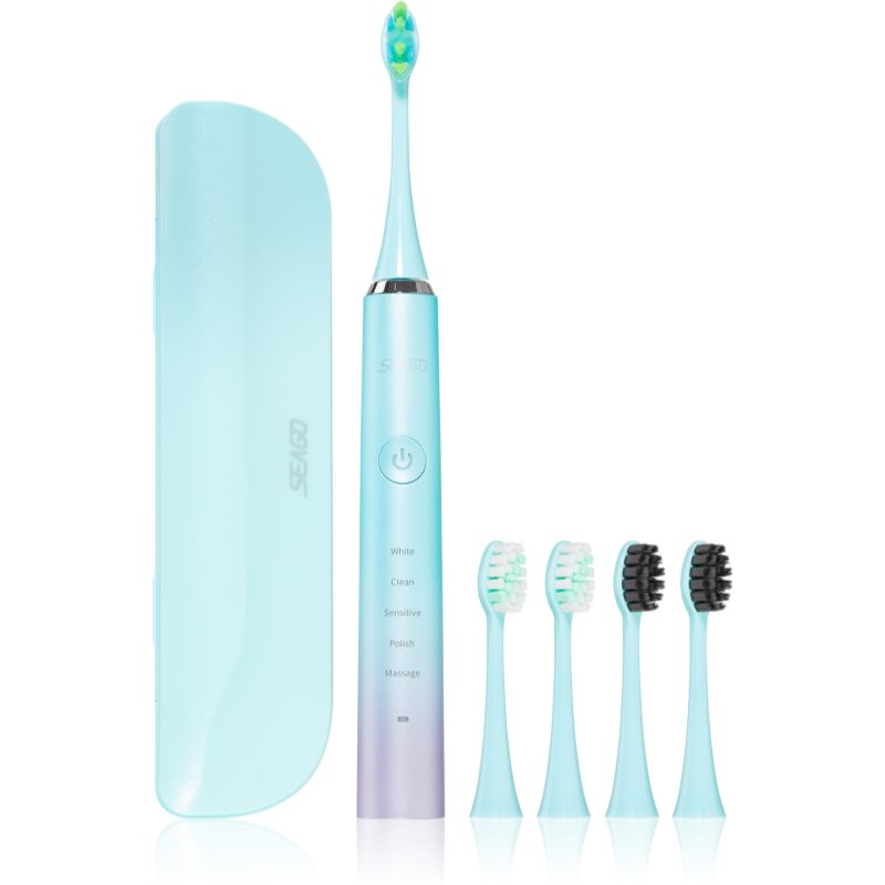 Seago Sonic Toothbrush SG-972 S5 електрическа четка за зъби Blue 1 бр.